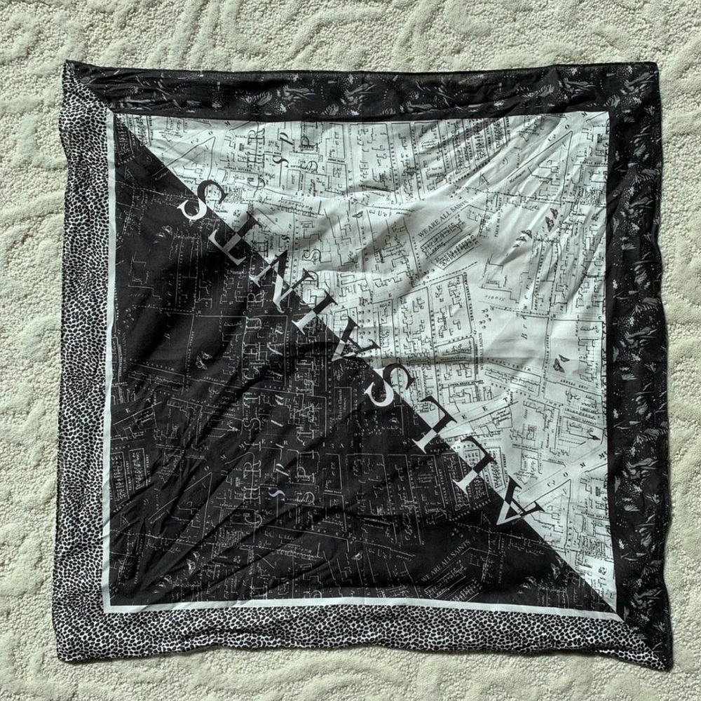 NWOT Allsaints Bandana Head Scarf Cotton